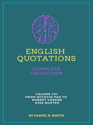 cover image of English Quotations Complete Collection, Volume VIII